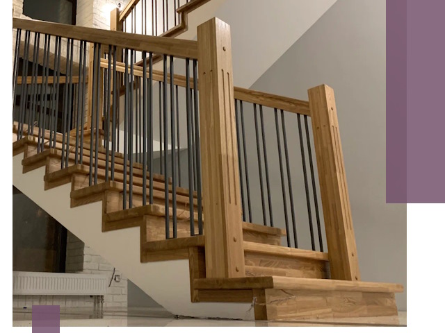 Реставрация деревянных и металлических лестниц в Туймазы