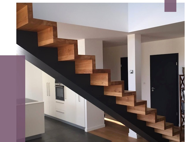 Изготовление деревянных лестниц в Туймазы от 86615 руб. | ПРОЛЁТ-Тмз