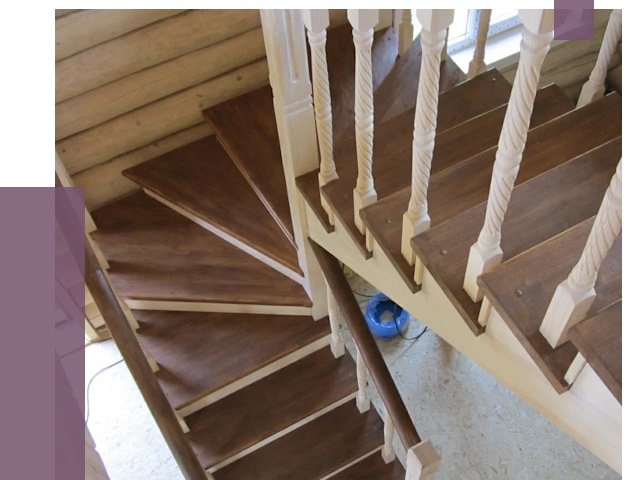 Реставрация деревянных лестниц в Туймазы от 4280 руб.