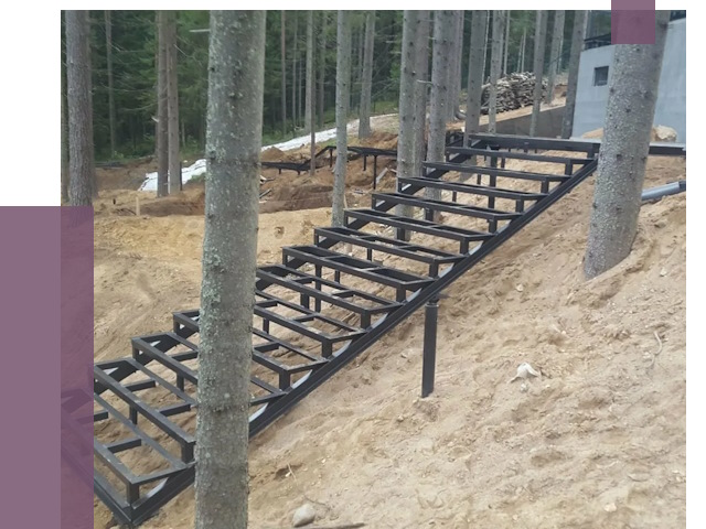 Монтаж металлических лестниц в Туймазы от 13502 руб. 