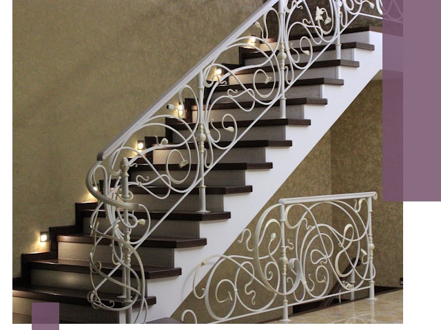 Кованые лестницы под ключ в Туймазы — изготовление и монтаж