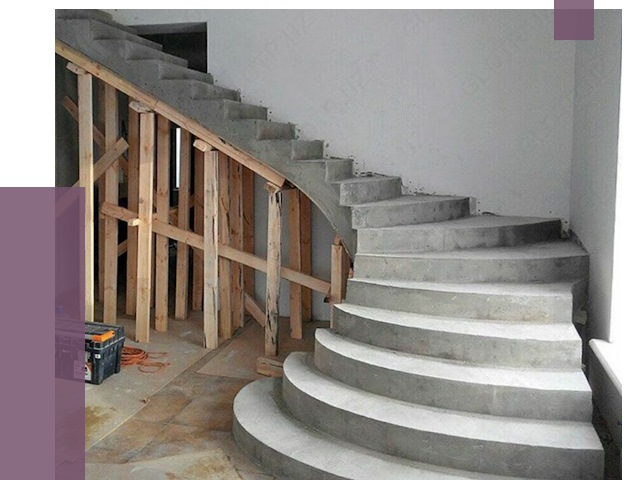 Изготовление бетонных лестниц под ключ в Туймазы от 19871 руб. | ПРОЛЁТ-Тмз