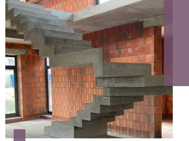 Изготовление бетонных лестниц под ключ в Туймазы