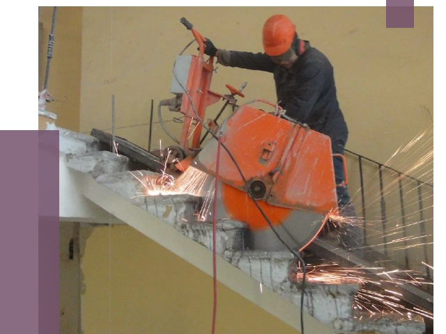 Демонтаж бетонных лестниц в Туймазы от 4586 руб. за м2 | ПРОЛЁТ-Тмз