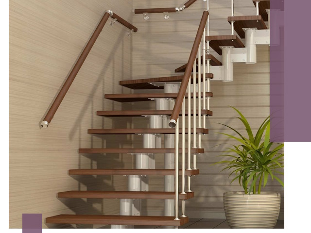 Изготовление модульных лестниц под ключ в Туймазы