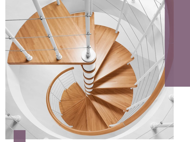 Изготовление винтовых лестниц под ключ в Туймазы