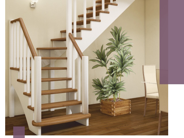 Г-образные лестницы под ключ в Туймазы — изготовление и монтаж