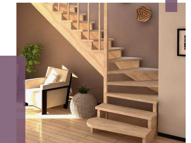 Изготовление Г-образных лестниц в Туймазы от 18852 руб. 