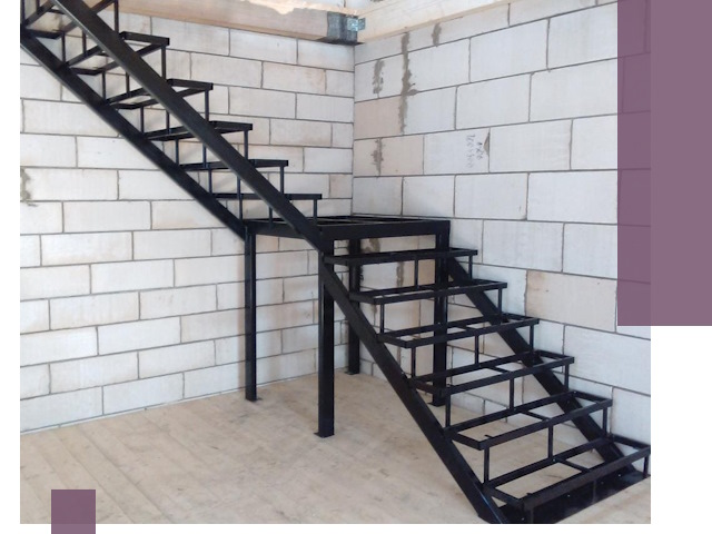 Лестницы на металлокаркасе под ключ в Туймазы — изготовление и монтаж