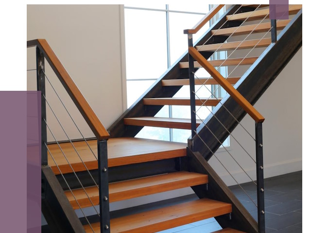 Изготовление лестниц на металлокаркасе в Туймазы от 18852 руб. | ПРОЛЁТ-Тмз