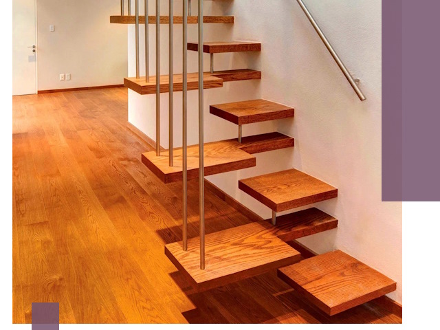 Лестницы «гусиный шаг» на заказ в Туймазы для узких пространств