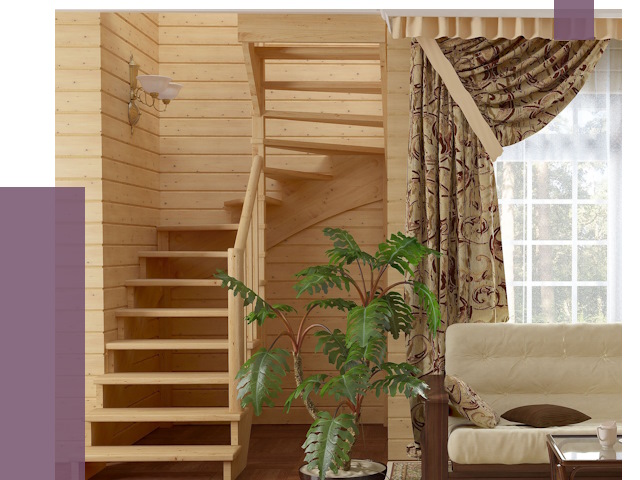 Лестницы для дачи в Туймазы от 75661 руб.  | ПРОЛЁТ-Тмз