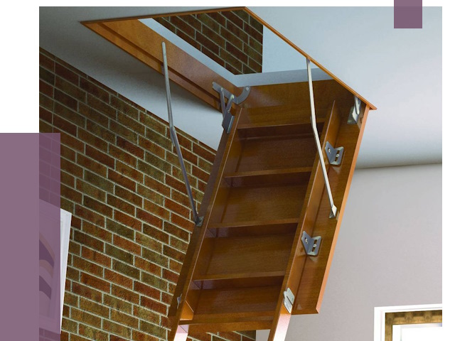 Установка чердачной лестницы в Туймазы от 7795 руб. | ПРОЛЁТ-Тмз