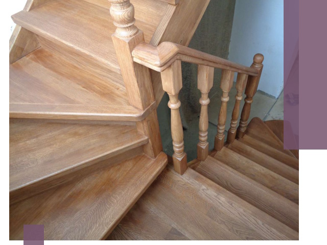 Дубовые лестницы под ключ в Туймазы: изготовление и монтаж