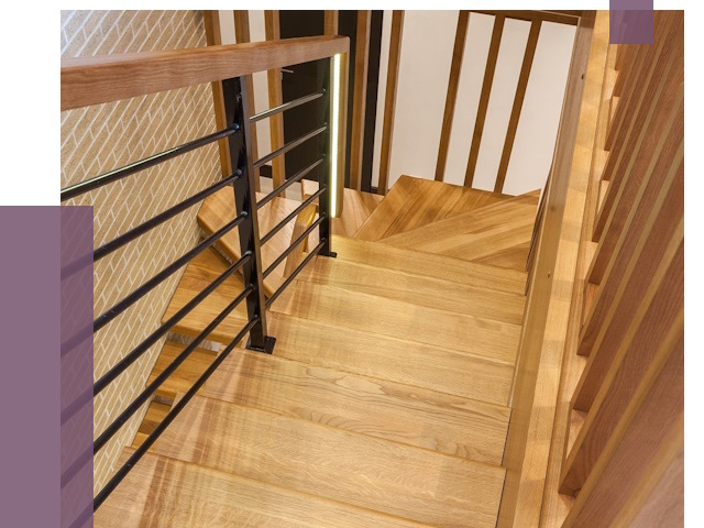 Лестницы из ясеня в Туймазы под ключ от 9986 руб. 