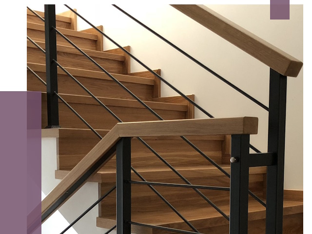 Обшивка металлической лестницы деревом в Туймазы от 4331 руб. 