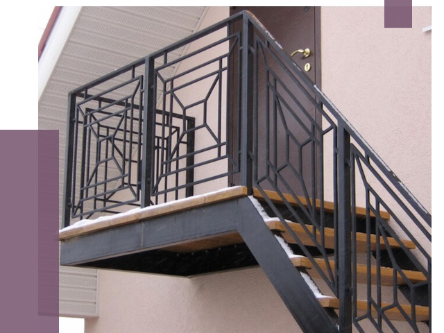 Металлические перила в Туймазы от 4280 руб.  | ПРОЛЁТ-Тмз