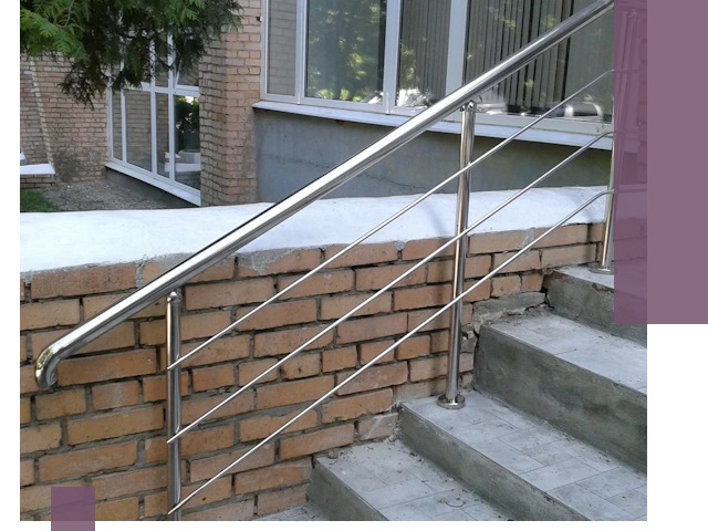 Перила из нержавеющей стали высокого качества в Туймазы