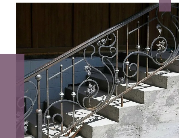 Кованые перила в Туймазы от 8662 руб. под ключ — качество от ПРОЛЁТ-Тмз
