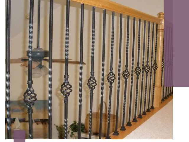 Изготовление и монтаж кованных перил в Туймазы под ключ