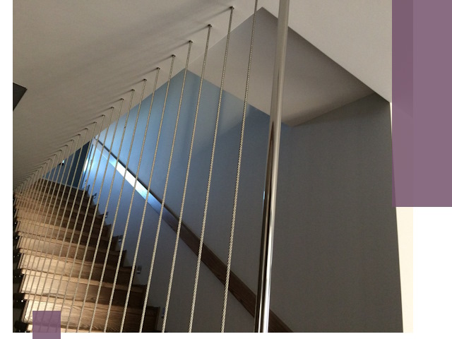 Тросовые перила под ключ в Туймазы — производство и монтаж