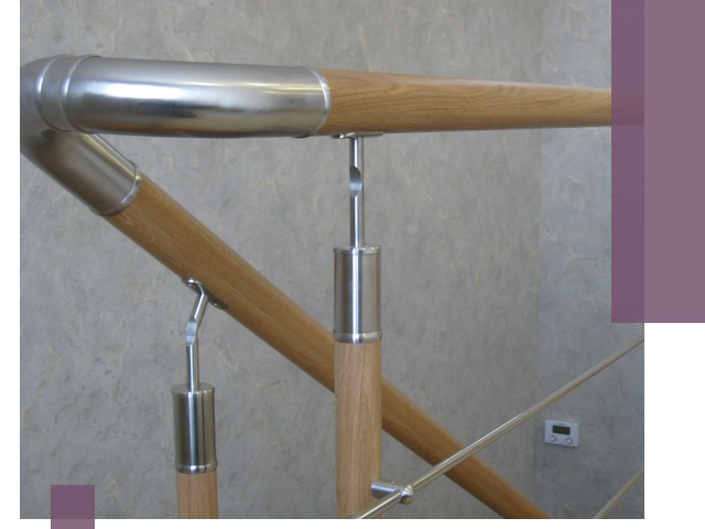 Комбинированные перила на заказ в Туймазы — монтаж и производство