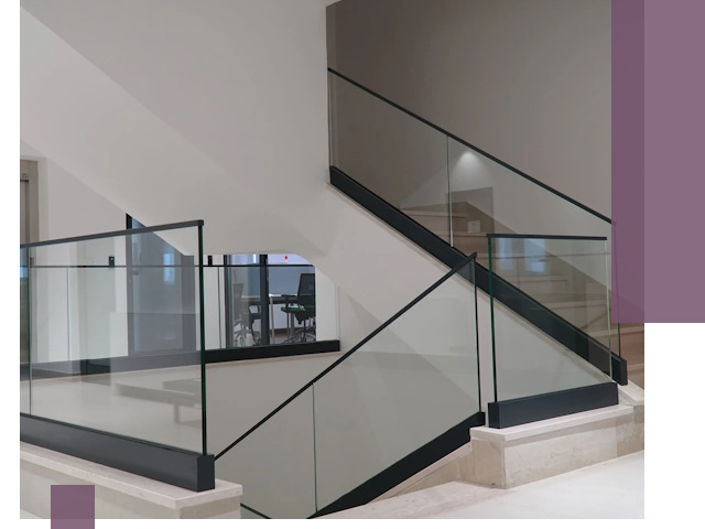 Стеклянные перила премиум-класса с установкой в Туймазы