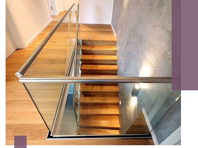 Перила для лестницы в доме — изготовление и монтаж в Туймазы