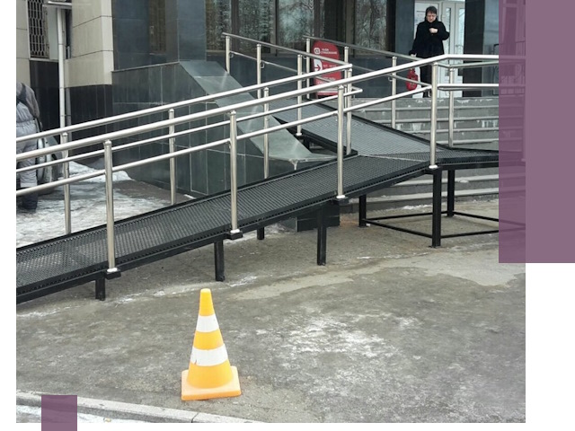 Стационарные пандусы под ключ в Туймазы — изготовление и монтаж