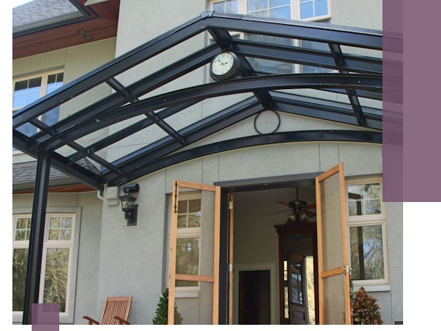 Изготовление и монтаж навесов и козырьков в Туймазы