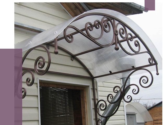 Изготовление козырьков в Туймазы от 7337 руб. — заказать | ПРОЛЁТ-Тмз