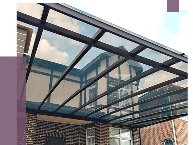 Навесы из поликарбоната в Туймазы от 8580 руб. под ключ — ПРОЛЁТ-Тмз