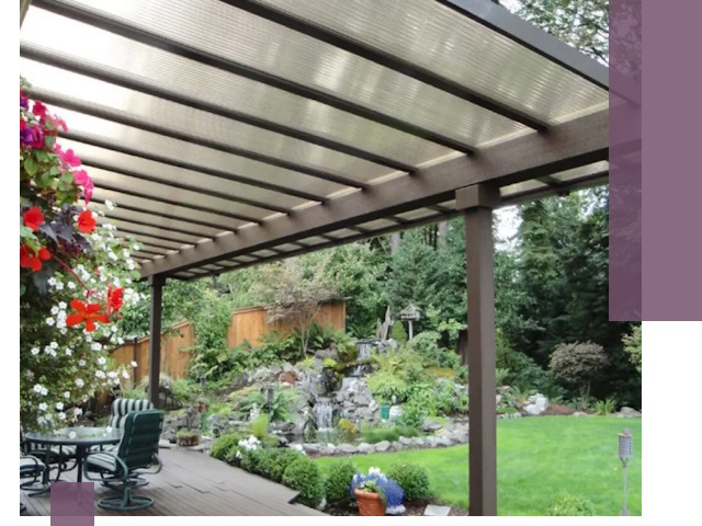 Навесы из поликарбоната под ключ в Туймазы быстро и надёжно