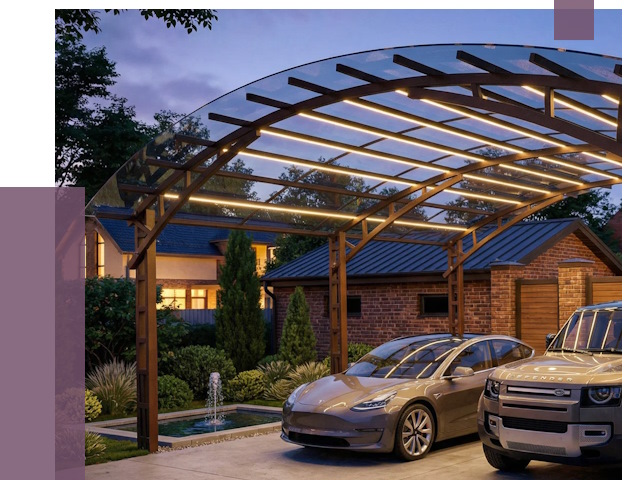 Металлические навесы в Туймазы от 12636 руб. под ключ — ПРОЛЁТ-Тмз