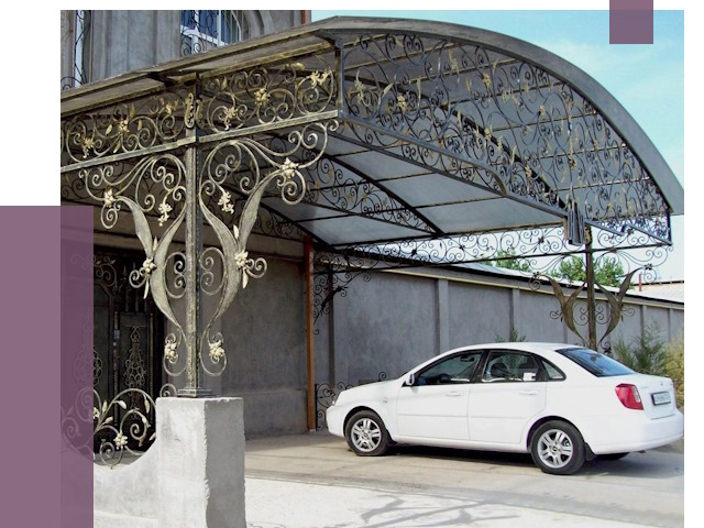 Кованые навесы в Туймазы от 14521 руб. | ПРОЛЁТ-Тмз