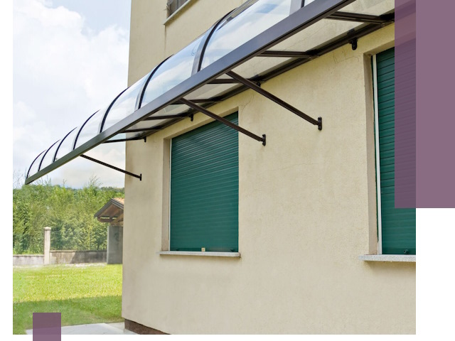 Козырьки над окнами в Туймазы — изготовление и монтаж по выгоде