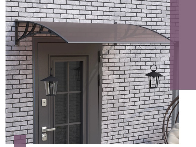 Недорогие козырьки и навесы под ключ в Туймазы