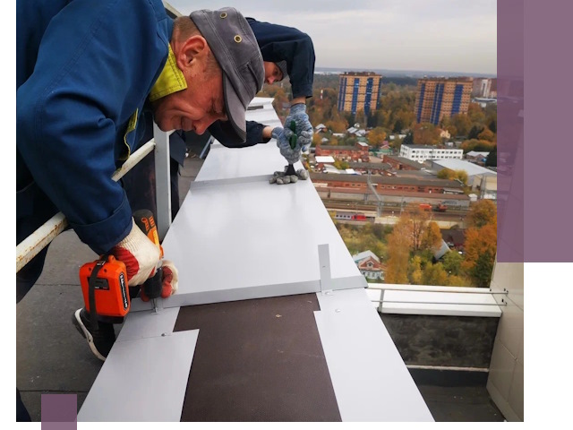 Монтаж парапетов в Туймазы — установка прочных металлических ограждений