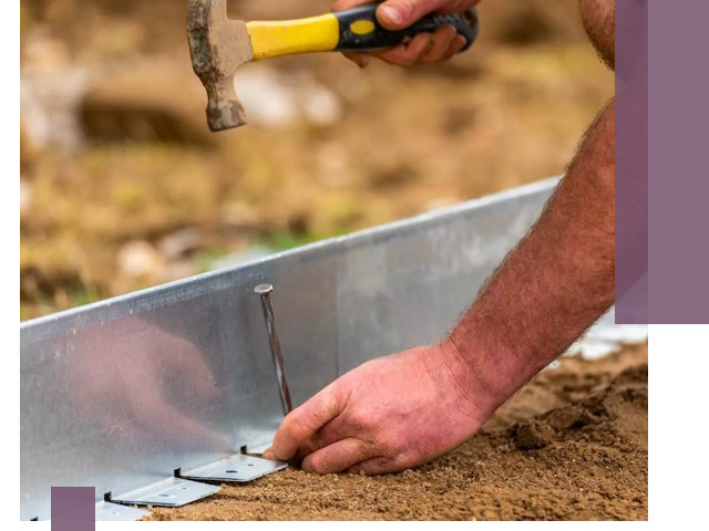 Монтаж металлических бордюров в Туймазы быстро и качественно