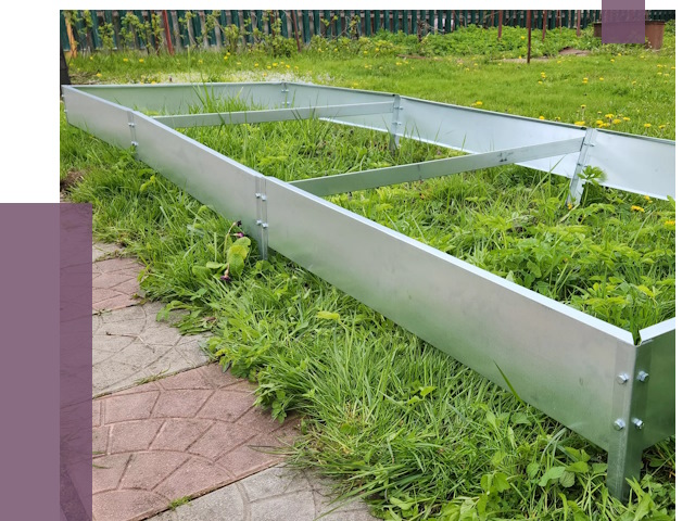 Металлические бордюры для грядок в Туймазы от 1783 руб. 