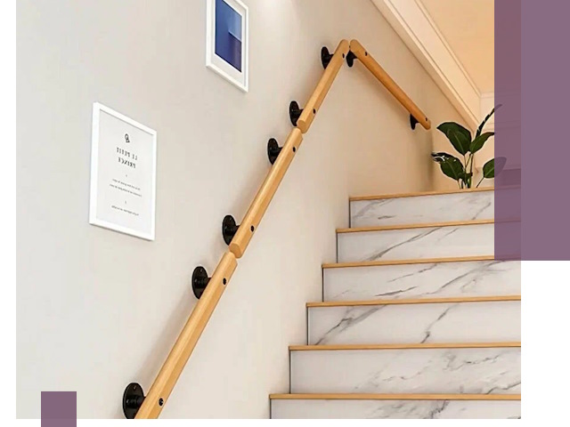 Поручни металлические и деревянные под ключ в Туймазы